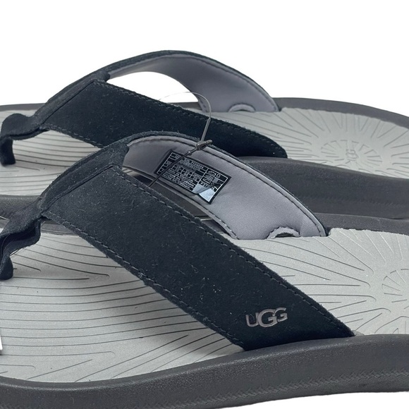 Ugg Men’s Size 11 Brookside II Flip Flop Sandals black NWT main image 8